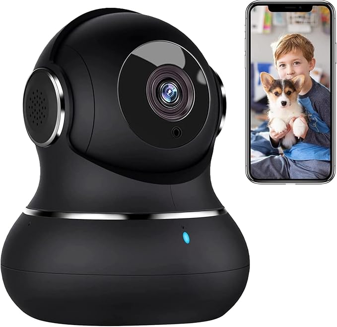 Caméra de Surveillance WiFi 1080P Ease Life – Rotation 360°, Vision No – Alarmes Maison Caméra de Surveillance WiFi 1080P Ease Life – Rotation 360°, Vision No – Alarmes Maison
